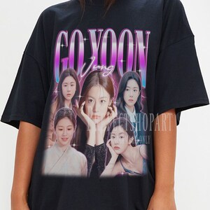 Go Yoon Jung Tshirt, Go Yoon Jung Shirt, Schauspielerin Go Yoon Jung Vintage Shirt, Retro Go Yoon Jung koreanisches Drama, Alchemie Naksu Kdrama Fan Geschenk