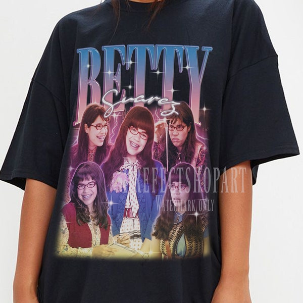 BETTY SUAREZ Shirt, Betty Suarez Homage T-Shirt, Beatriz U. Suarez Ugly Betty Movie Character Vintage Merch, America Ferrera Tee Fan Gift