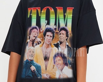 Camisa Tom Jones, Camisa Tom Jones 90's, Camisa vintage retro Tom Jones, Sudadera Tom Jones, Camisa Tom Jones 58, Regalo Tom Jones para fan
