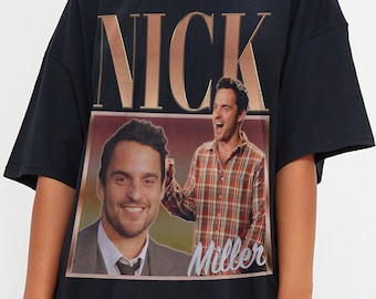 Nick Miller Retro Shirt, Nick Miller Homage Shirt, Nick Miller Shirt, Nick Miller Actor Shirt, Unisex Shirt, Nick Miller New Girls Fans Tee