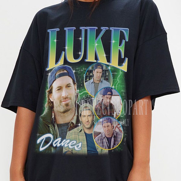 Retro LUKE DANES Vintage Shirt, Luke Danes Homage Retro, Luke Danes Tees, Luke Danes 90s Sweater, Luke Danes Merch Gift