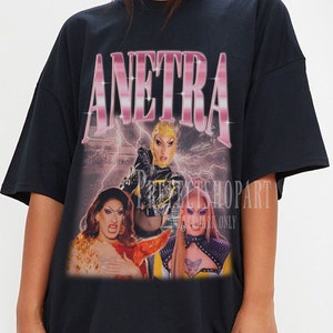Anetra Retro Shirt, Anetra 90's Vintage Hommage Shirt, amerikanischer Fan