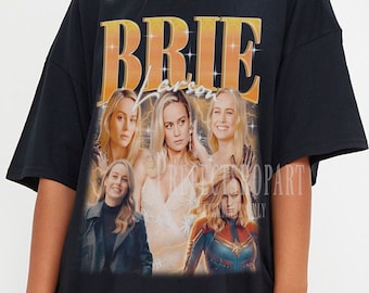 BRIE LARSON Vintage Shirt, Brie Larson Homage Tshirt, Brie Larson Fan Tees, Brie Larson Retro 90s Sweater, Brie Larson Merch Gift
