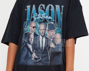 Jason Statham Vintage Shirt, Jason Statham Hommage Tshirt, Jason Statham Fan Tees, Jason Statham Retro 90er Jahre Pullover, Jason Statham