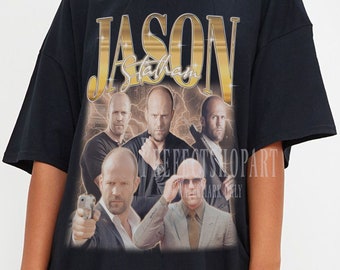Jason Statham Vintage Shirt, Jason Statham Hommage Tshirt, Jason Statham Fan Tees, Jason Statham Retro 90er Jahre Pullover, Jason Statham