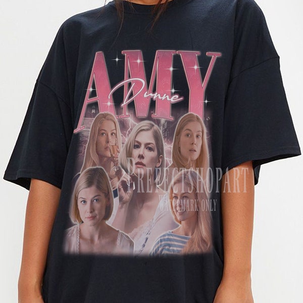AMY DUNNE Shirt, Gone Girl T-shirt, Nick Dunne Ben Affleck, David Fincher Film Classic, Rosamund Pike Actress Fan Tees, Nancy Gone Girl Tee