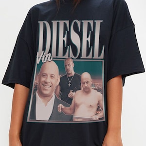 Vin Diesel Shirt, Dominic Toretto Homage Retro 90&#39;s Vintage Shirt, Action Adventure Movies, Car Movies Classic, American Muscle, Action Fan