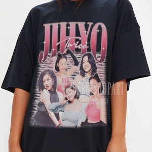 Jihyo Twice, Jihyo Shirt, Momo Fan Tees, Jihyo Twice Merch, Jihyo Vintage Shirt, Retro Jihyo Korean Tour Tshirt, Jihyo Poster Shirt