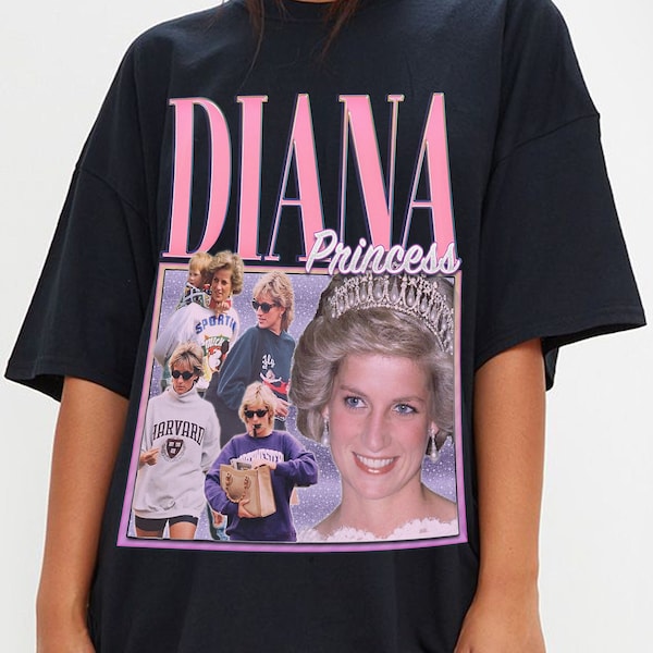 Prinzessin Diana Retro Shirt, Prinzessin Diana Fan Shirt, Prinzessin Diana Shirt, Prinzessin Diana Unisex Shirt, Prinzessin Diana Public Figur Tee