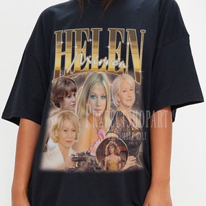 HELEN MIRREN Vintage Shirt, Helen Mirren Fan Tees, Helen Mirren Homage| Helen Mirren Graphic Retro 90s, Helen Mirren Merch
