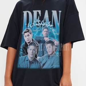 DEAN Winchester Shirt, Dean Winchester Supernatural Shirt, Jensen Ackles Actor Retro Shirt, Supernatural Dean Winchester Tshirt, Dean, Sam