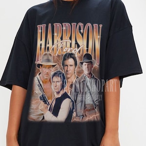 Harrison Ford, Harrison Ford Shirt, Harrison Ford Merch, Harrison Ford Fan Tee, Harrison Ford Tour Merch, Vintage Harrison Ford Poster Movie