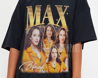 MAX BLACK SHIRT, Max Black Vintage T-shirt, Katherine Victoria