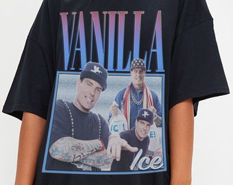 Vanilla Ice Homage Shirt, Vanilla Ice Shirt, Vanilla Ice Rapper Hip Hop Style 90s Shirt, Vanilla Ice Ice Baby Shirt, Vanilla Ice Tshirt