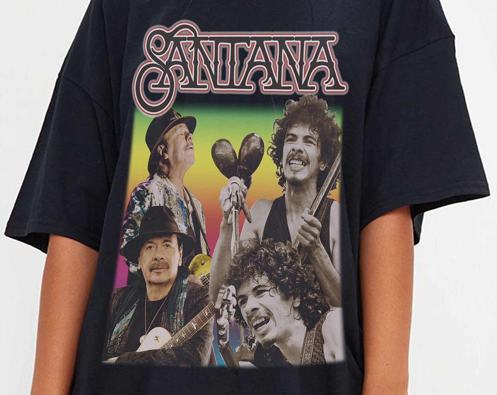 Discover Santana Retro Shirt, Carlos Santana