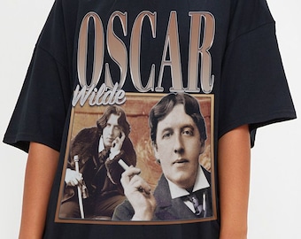Oscar Wilde Retro Shirt, Oscar Wilde Homage Shirt, Oscar Wilde Shirt, Oscar Wilde Fan Shirt, Oscar Wilde Author Tee, Oscar Wilde Poetry