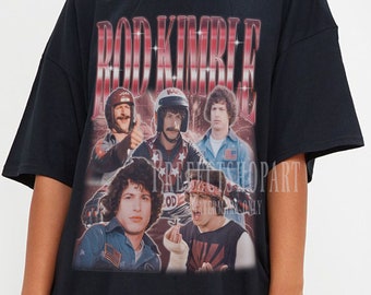 Camisa retro de Rod Kimble, camisa de Rod Kimble, camisa retro Stuntmant, camisa de homenaje vintage de Rod Kimble 90, Daredevil, camisetas de personajes de comedia