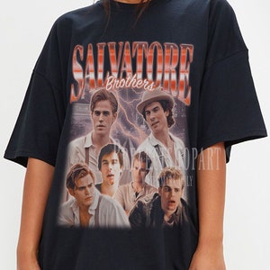 Salvatore Brother&#39;s Shirt, Stefan Salvatore Shirt , Damon Salvatore Shirt, Paul Wesley Shirt, Gift For Fan