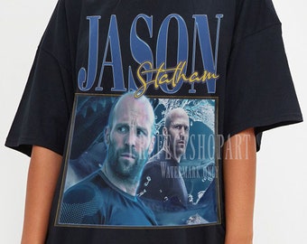 Jason Statham Vintage Shirt, Jason Statham Hommage Tshirt, Jason Statham Fan Tees, Jason Statham Retro 90er Jahre Pullover, Jason Statham