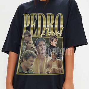PEDRO PASCAL Shirt, Actor Pedro Pascal Shirt Retro 90s, Narco Pedro Pascal Fans Gift, Pedro Pascal Tribute Celebrity Shirt