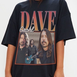 Dave Grohl Homage Shirt, Dave Grohl Vintage Shirt, Dave Grohl Fan Shirt, Dave Grohl Gift For Him Her Tees, Dave Grohl Tee, Rock Band Shirt