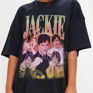JACKIE CHAN Vintage Shirt, Jackie Chan Homage Retro, Jackie Chan Tees, Jackie Chan 90s Sweater, Jackie Chan Merch Gift