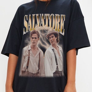 Salvatore Brother&#39;s Shirt, Stefan Salvatore Shirt , Damon Salvatore Shirt, Paul Wesley Shirt, Salvatore Brother Shirt, Gift For Fan