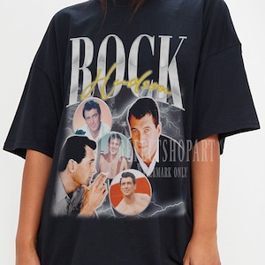ROCK HUDSON Vintage Shirt, Rock Hudson Homage Retro, Rock Hudson Tees, Rock Hudson 90s Sweater, Rock Hudson Merch Gift Heavy Cotton Tee
