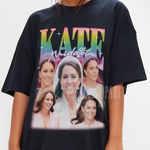 KATE MIDDLETON Vintage Shirt, Kate MIDDLETON Hommage-T-Shirt, Kate MIDDLETON T-Shirt, Retro 90er Jahre Retro Pullover, Kate MIDDLETON Merch