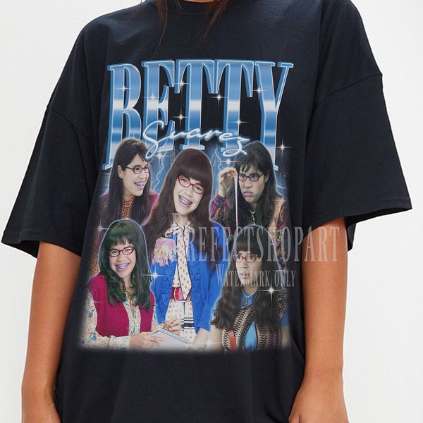 BETTY SUAREZ Shirt, Betty Suarez Homage T-Shirt, Beatriz U. Suarez Ugly Betty Movie Character Vintage Merch, America Ferrera Tee Fan Gift