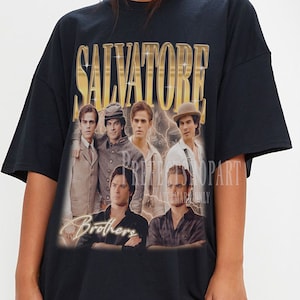 Salvatore Brother&#39;s Shirt, Stefan Salvatore Shirt , Damon Salvatore Shirt, Paul Wesley Shirt, Salvatore Brothers Shirt, Gift For Fan