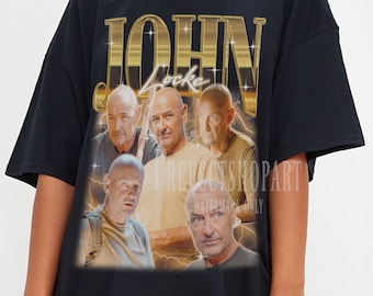 JOHN LOCKE Retro T-shirt - John Locke Vintage 90's Shirt, Terry O'Quinn Shirt, Terry O'Quinn Homage Tees, John Locke Fans Tees