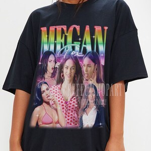 MEGAN FOX Vintage Shirt, Megan Fox Hommage Tshirt, Megan Fox Fan Tees, Megan Fox Schauspielerin Modell Retro 90er Jahre Pullover, Megan Fox Merch Geschenk
