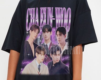 CHA EUNWOO T-shirt - Cha Eunwoo Fans Shirt, Cha Eunwoo Vintage