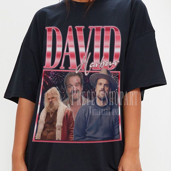 DAVID HARBOUR Vintage Shirt, David Harbour Rap 90s Hip-hop Style Shirt, David Harbour Fan Tees, David Retro 90s Sweater, Harbour Film Tee