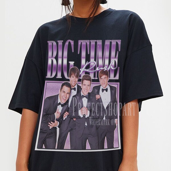 BIG TIME RUSH Vintage Shirt, Big Time Rush Homage Tshirt, Big Time Rush Fan Tees, Big Time Rush Retro 90s Sweater, Big Time Rush Gift