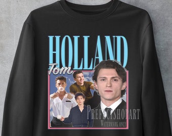 Tom Holland Sudadera Retro, Sudadera Tom Holland Homage, Sudadera Tom Holland, Sudadera Unisex Tom Holland, Tom Holland Crewneck