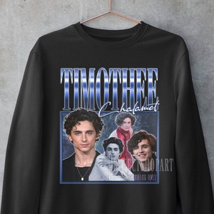Timothee Chalamet Vintage Sweatshirt, The kinngg Homage Sweashirt, Timothee Chalamet Fan Tees, Timothee Chalamet Retro 90s