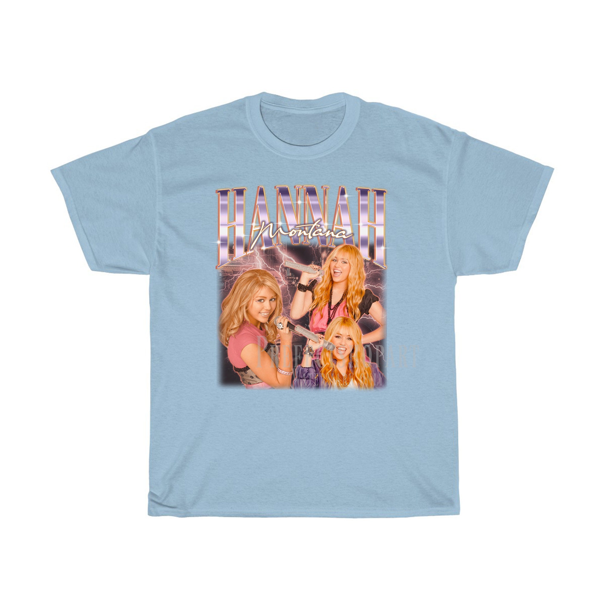 HANNAH MONTANA Shirt, Hannah Montana Fan Tees, Hannah Montana Homage Tshirt