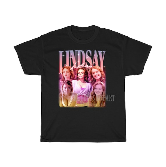 LINDSAY LOHAN Shirt, Lindsay Lohan Homage T-shirt, Lindsay Dee