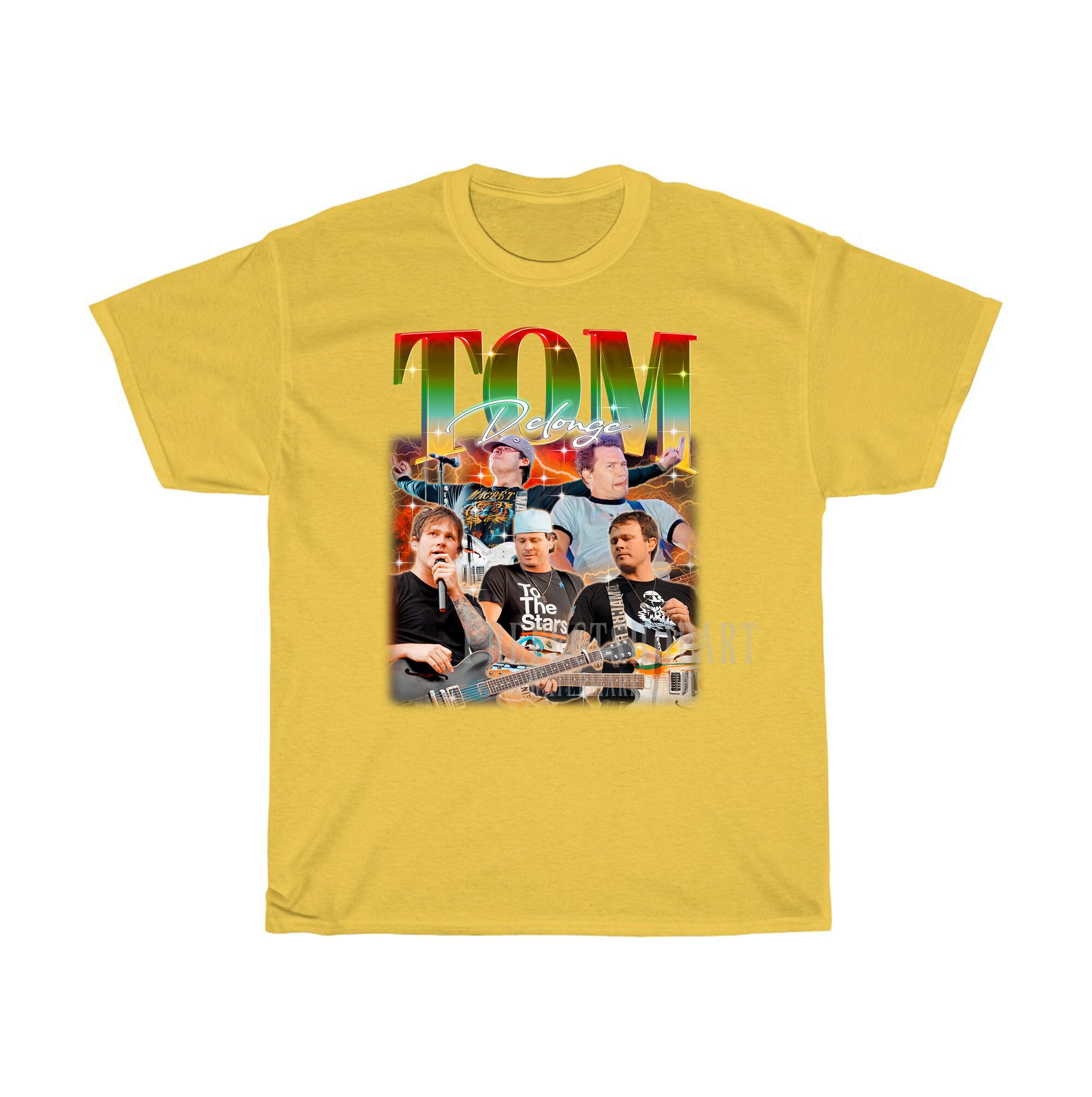 Limited TOM DELONGE Retro T-shirt - Tom Delonge Bootleg Tee, Tom