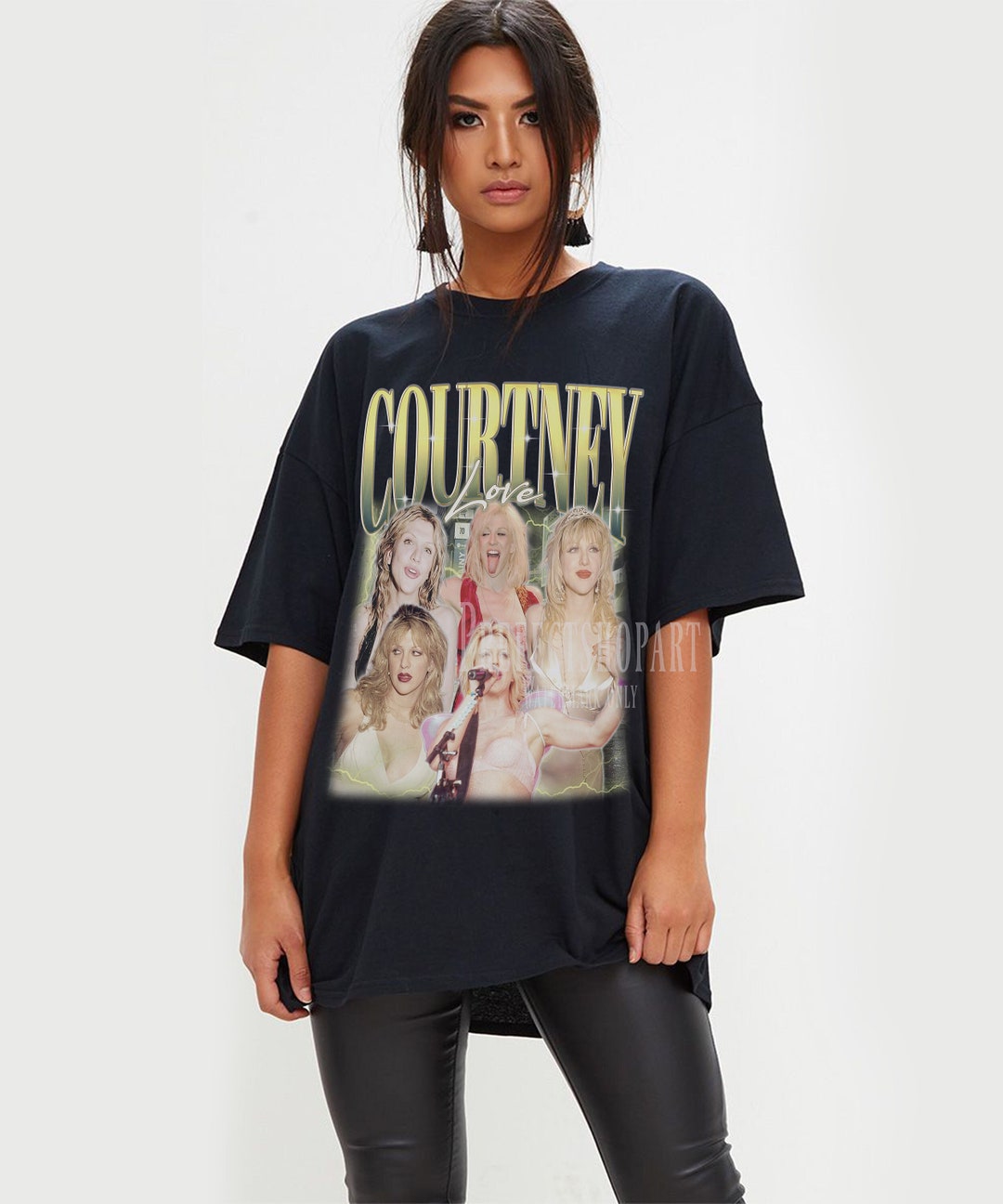COURTNEY LOVE Shirt Courtney Love Homage T-shirt Courtney - Etsy