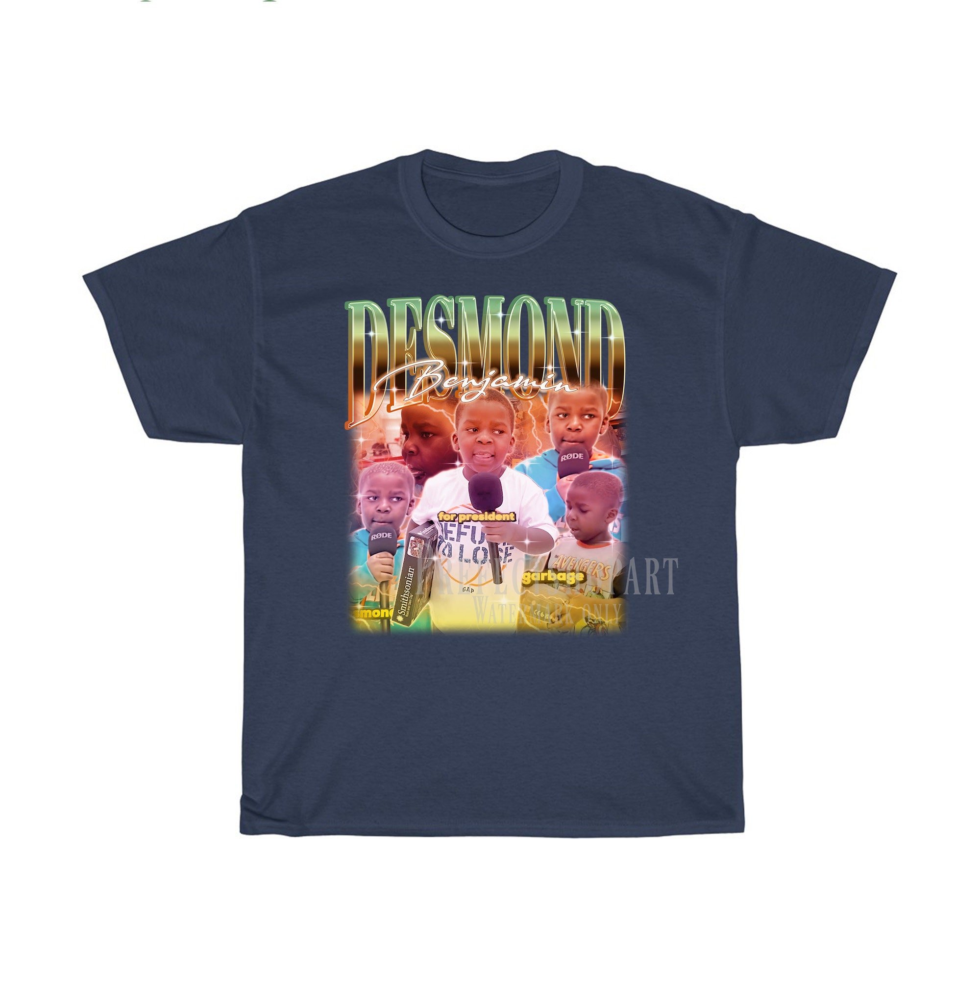 DESMOND BENJAMIN Vintage Shirt, Homage Tshirt, Desmond Benjamin