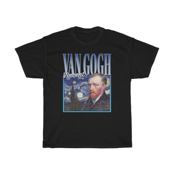 80s vintage Vincent van Gogh アートTシャツ ゴッホ Van Gogh Retro Shirt, Van Gogh Homage Shirt, Van Gogh Shirt, Van