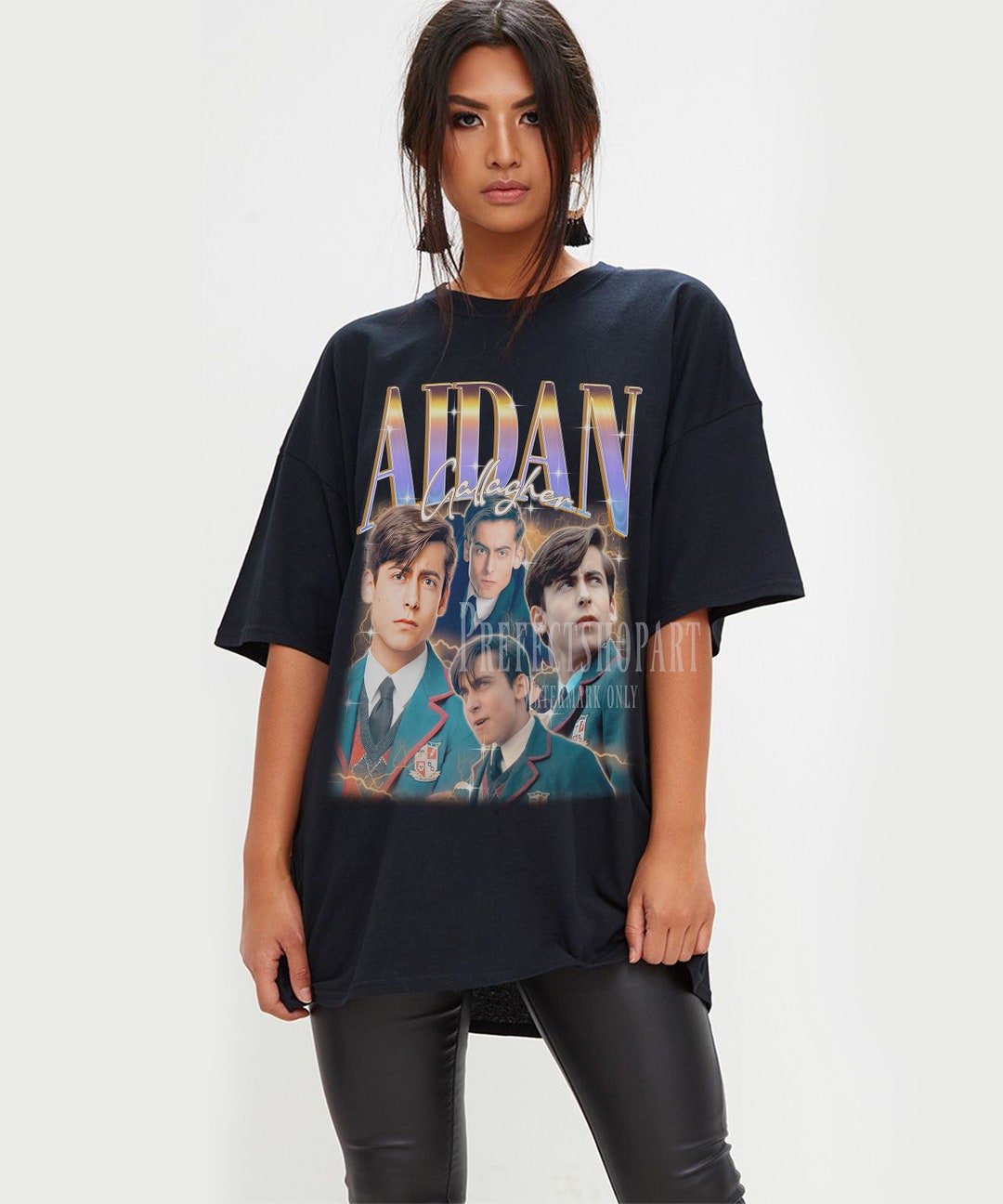 Camisa de AIDAN GALLAGHER camiseta de homenaje a Aidan Gallagher merchandising retro vintage del actor estadounidense Aidan Gallagher regalo divertido para los fanaticos de Nicky Harper Etsy Espana