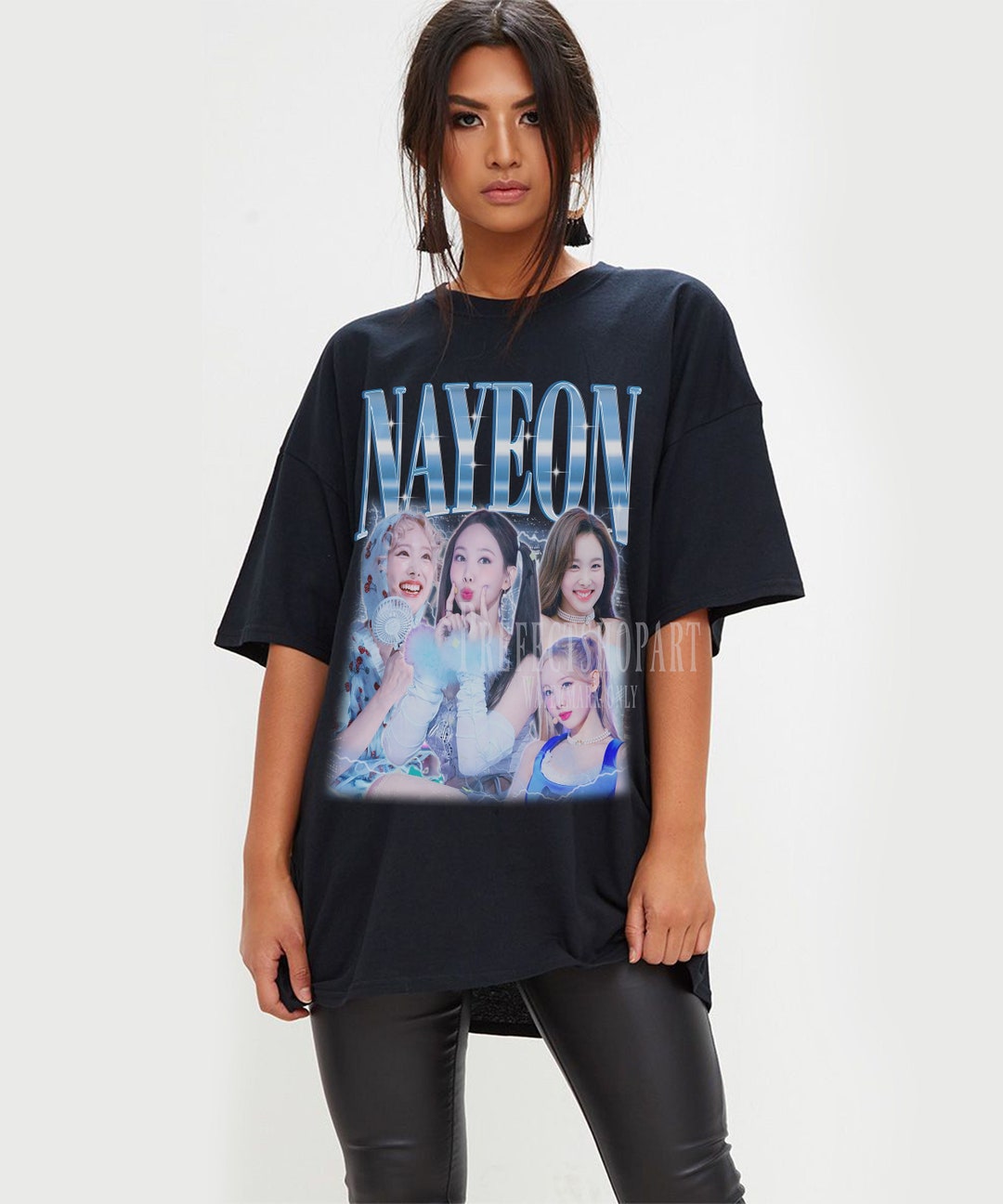 TWICE ナヨン IM NAYEON PortraitTシャツ Lサイズ Nayeon Twice, Nayeon Shirt, Nayeon Fan Tees, Nayeon Twice Merch