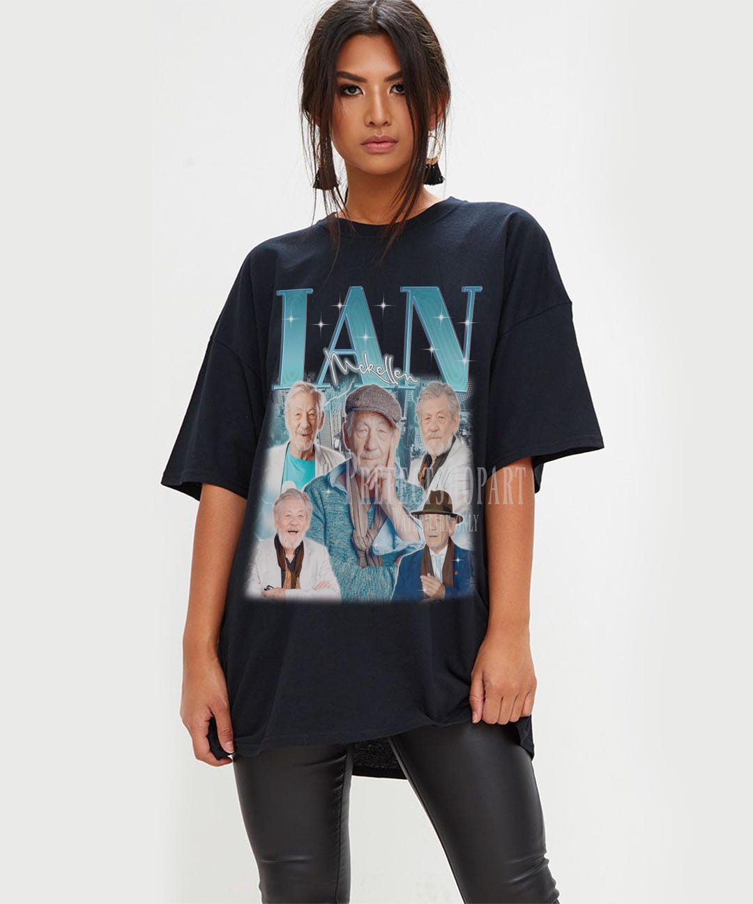 IAN MCKELLEN Vintage Shirt, Ian Mckellen Homage Tshirt, Ian Mckellen ...