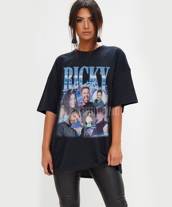 RICKY MARTIN Camisa vintage camiseta Ricky Martin Homage camisetas de fans de Ricky Martin sueter retro de los anos 90 de Ricky Martin regalo de merchandising de Ricky Martin Etsy Mexico