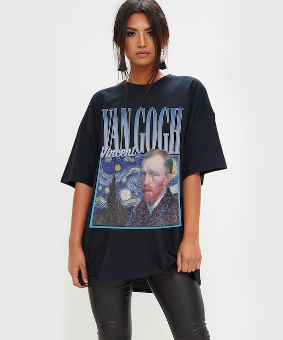 Van Gogh Retro Shirt, Van Gogh Homage Shirt, Van Gogh Shirt, Van