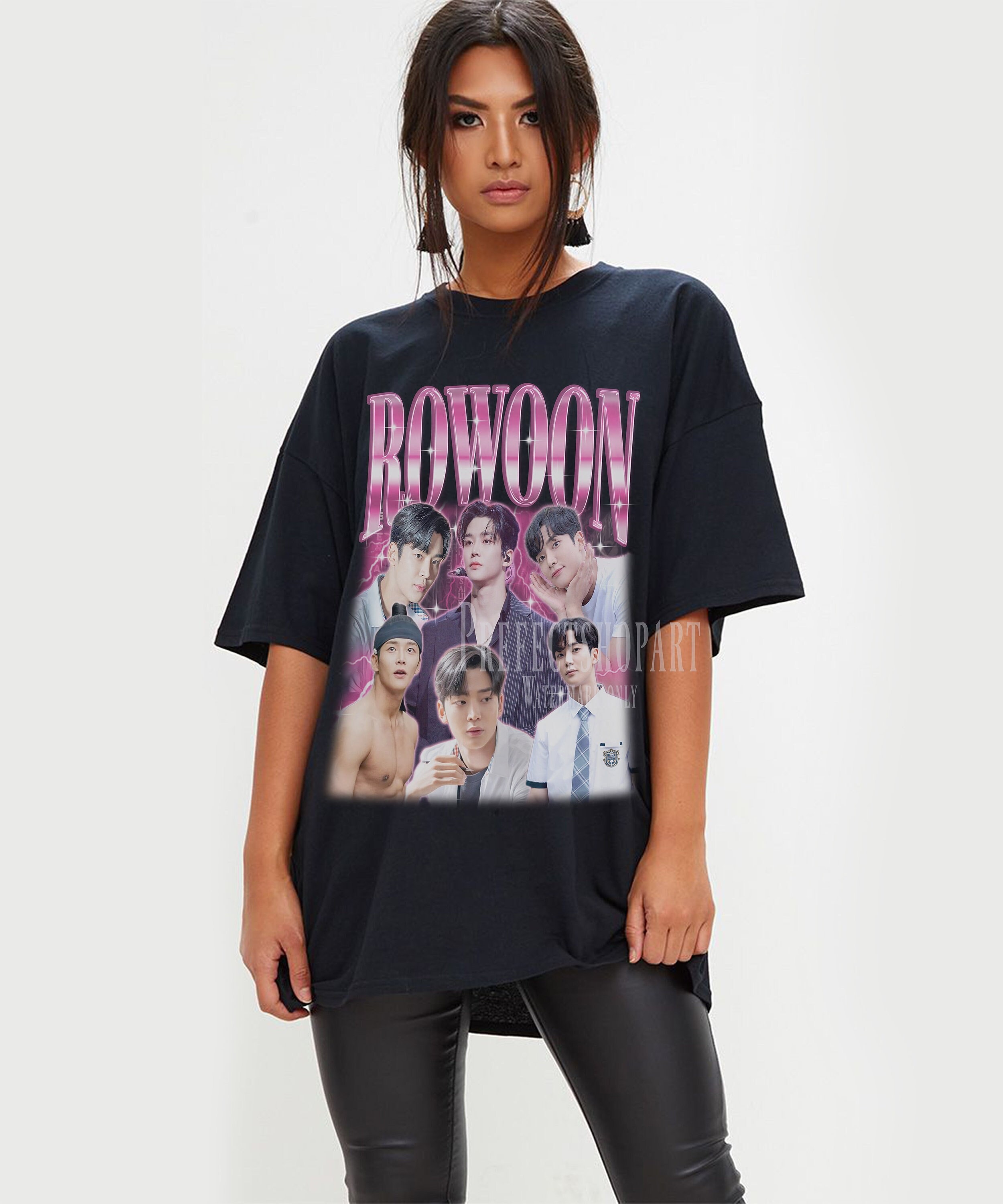 Rowoon Retro T-shirt, SF9 Rowoon Shirt, SF9 Rowoon Kpop Merch